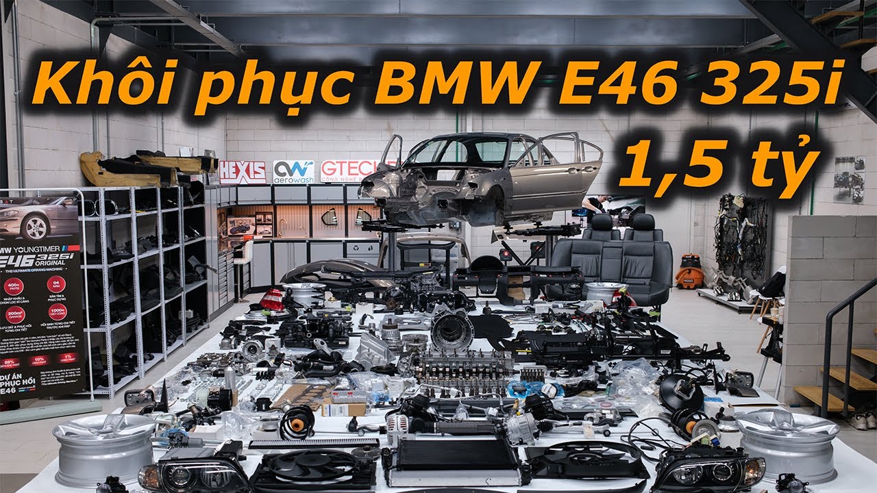 Tốn 1,5 tỷ mua và khôi phục BMW E46 325i, dự án "điên rồ" nhưng cực chất