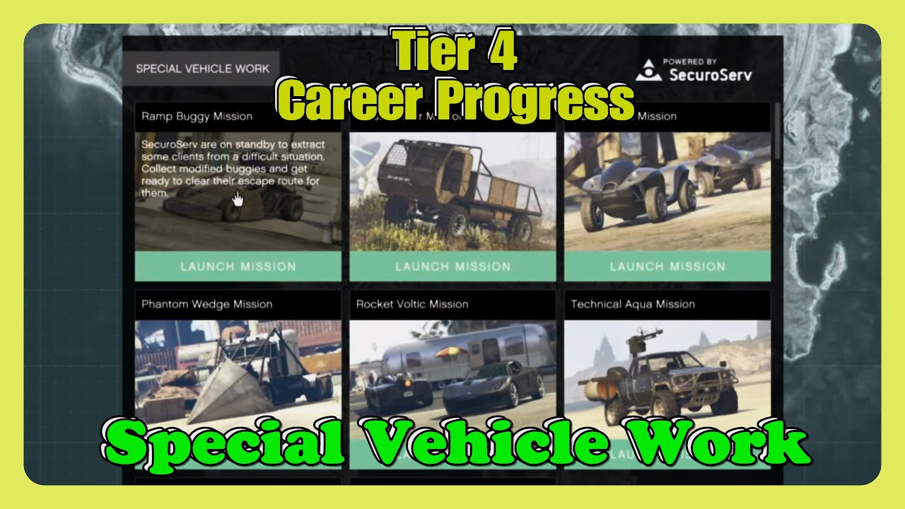 Special Vehicle Work (part 1) - Import/Export Tier 4 Career Progress - GTA V Online