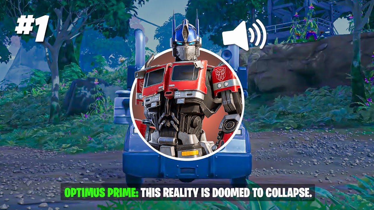 Fortnite Optimus Prime Secret Message..