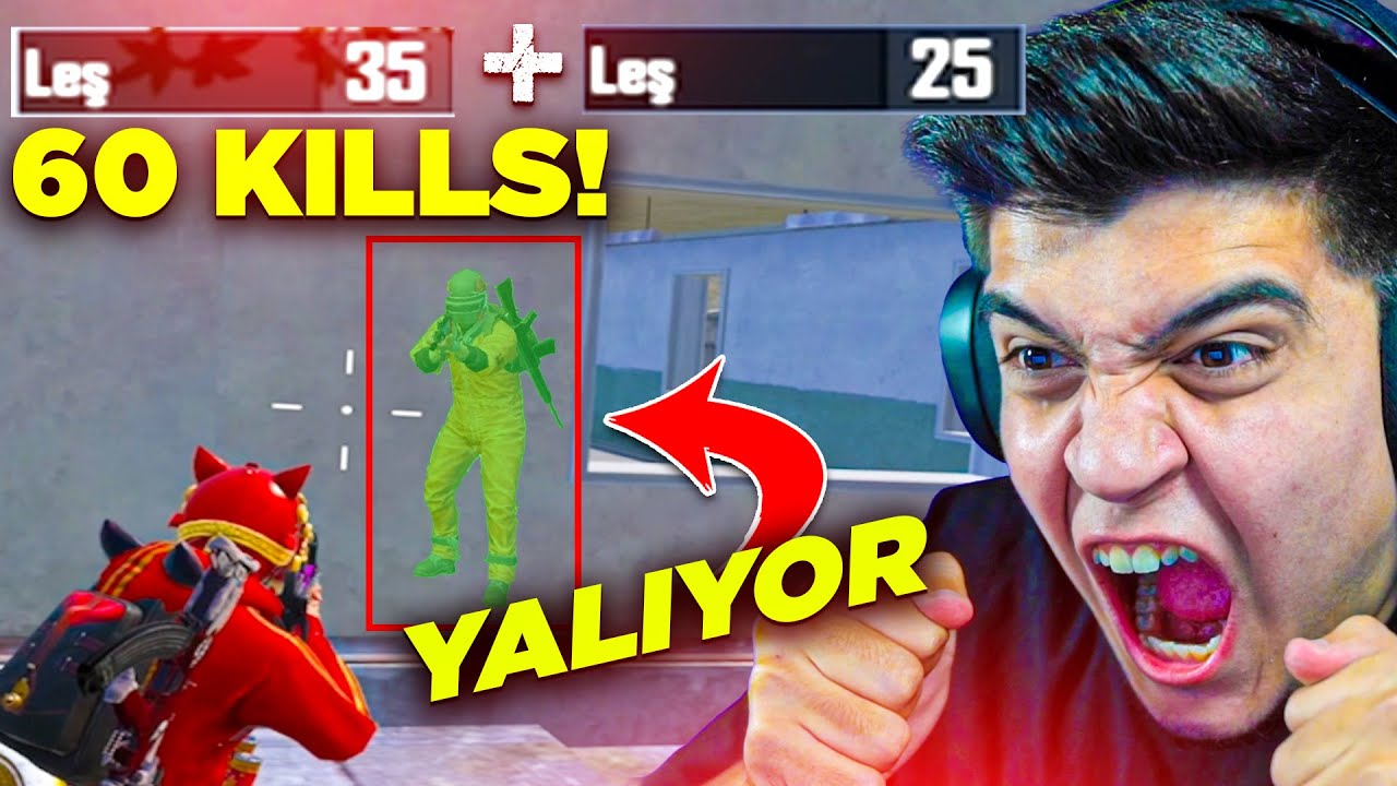 PUBG MOBILE OYNUYORUM AMA DUVARI YALIYORLAR