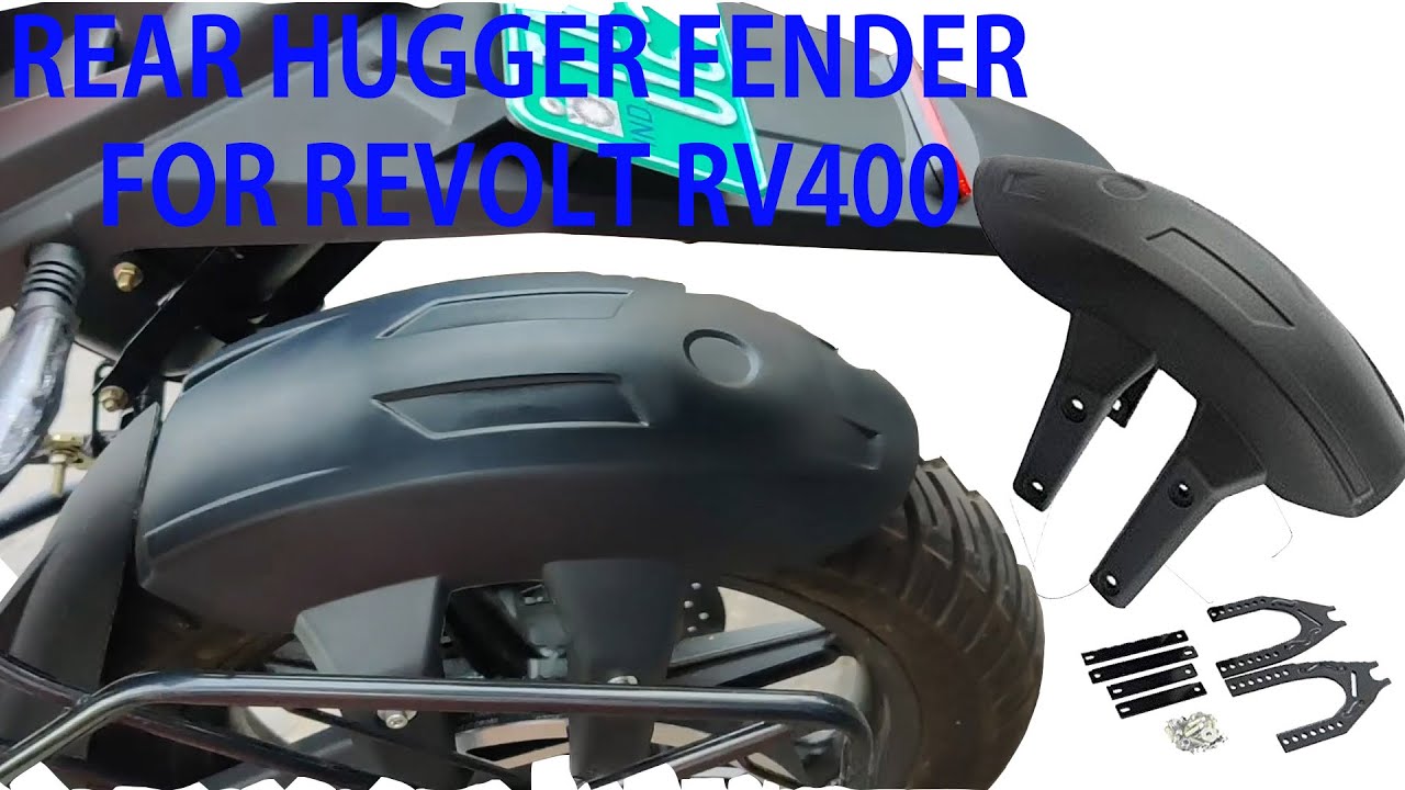 REVOLT RV400 REAR HUGGER MURGUARD FIXING