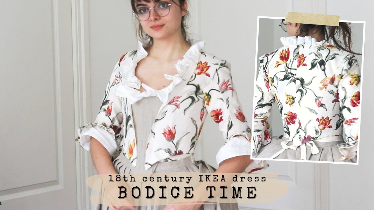 Bodice Time! 🧵 The 18th Century IKEA Gown
