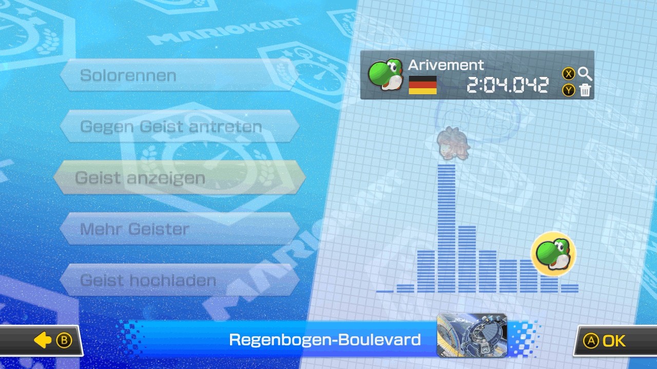 Rainbow Road [150cc] - 2:04.042 - Arivement l MK8DX