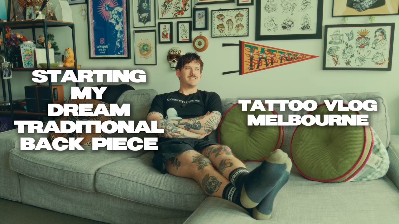 Starting My Dream Traditional Back Piece Tattoo