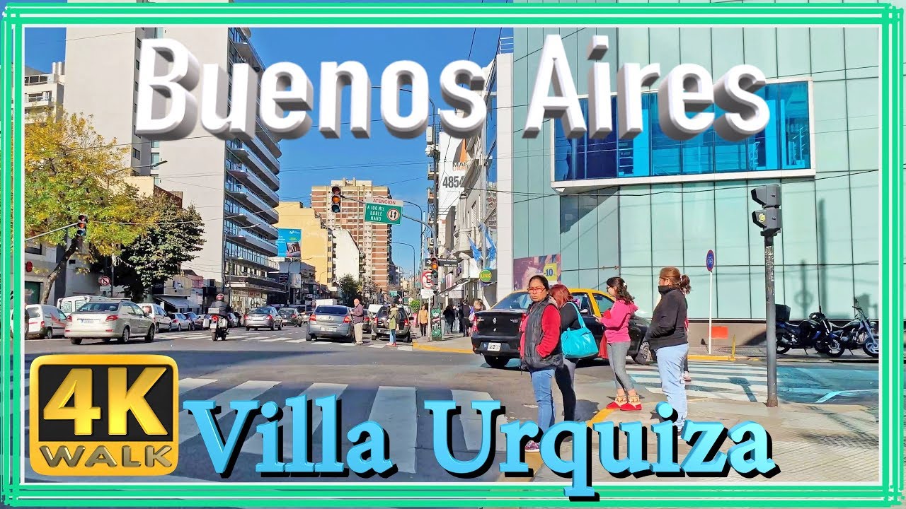 【4K】WALK Buenos Aires 2019 explore Villa Urquiza Avenida Triunvirato walking tour, documental