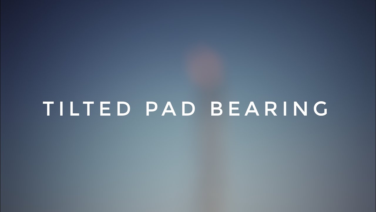 Tilted Pad Thrust Bearing