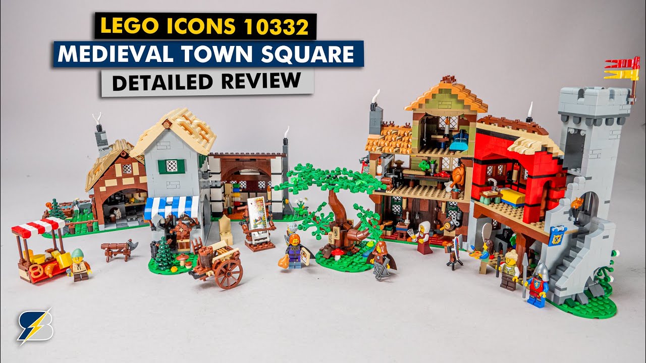 Подробный обзор набора LEGO Icons 10332 Средневековая городская площадь