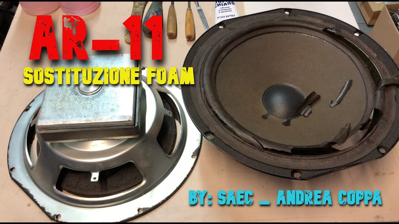 AR-11 ACOUSTIC RESEARCH (Foam Sostituzione )