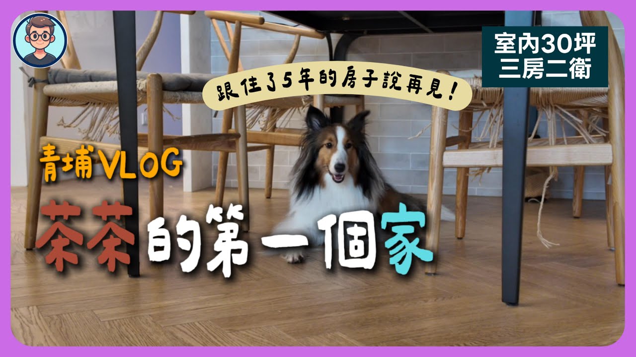 青埔VLOG：茶茶的第一個家｜室內30坪 三房二衛｜跟住了5年的房子說再見，那些裝潢的經驗分享｜青埔自煮生活