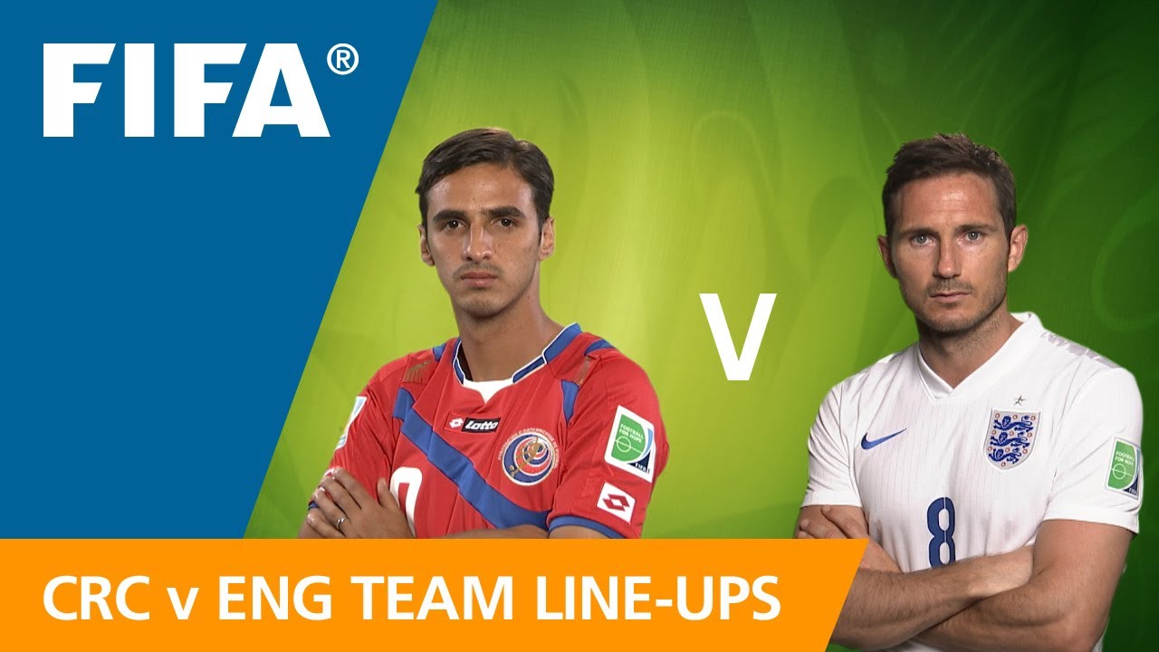 Costa Rica v. England - Teams Announcement
