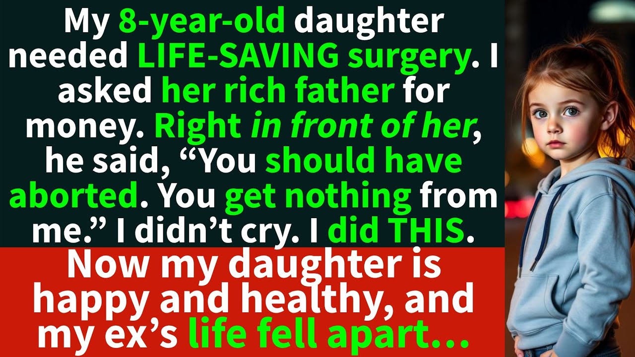 My 8-year-old needed LIFE-SAVING surgery. “You get nothing from me,” her father said.