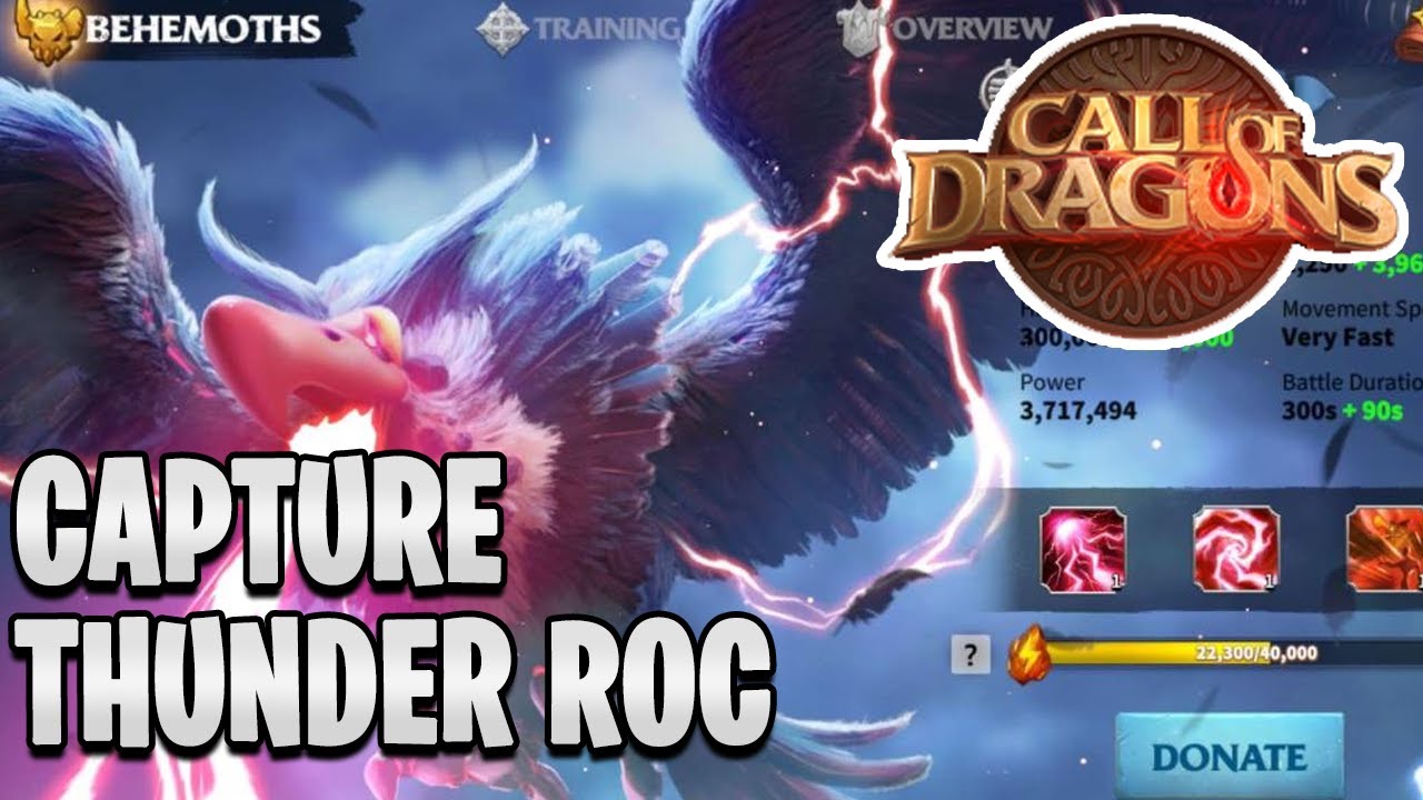 Как победить Thunder RoC Behemoth | Call of Dragons