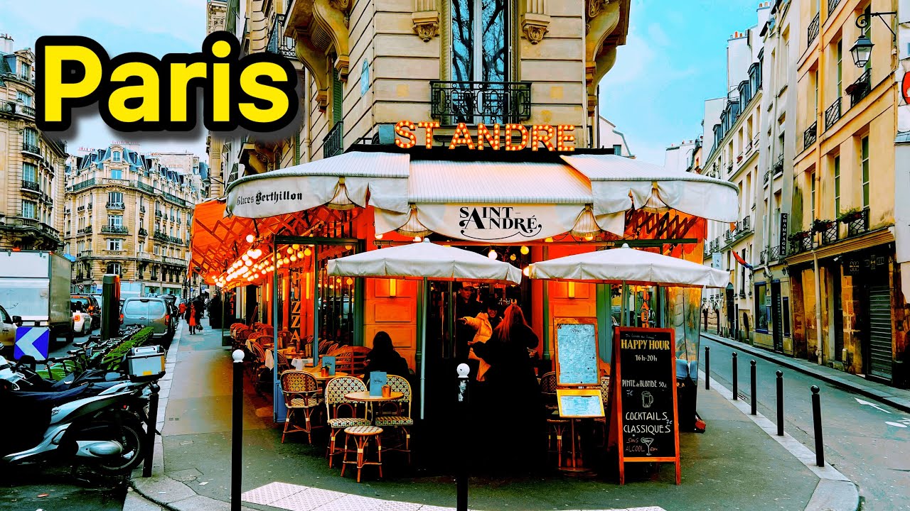 Paris France 🇫🇷  Saints Michel Walk A Walk In Paris January 2025