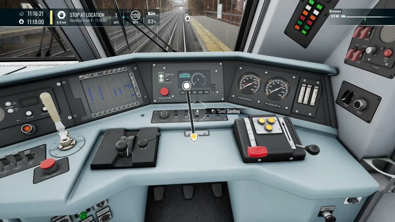 TRAINSIM WORLD 6 ALP 46 NYPENN/ TRENTON  100MPH!