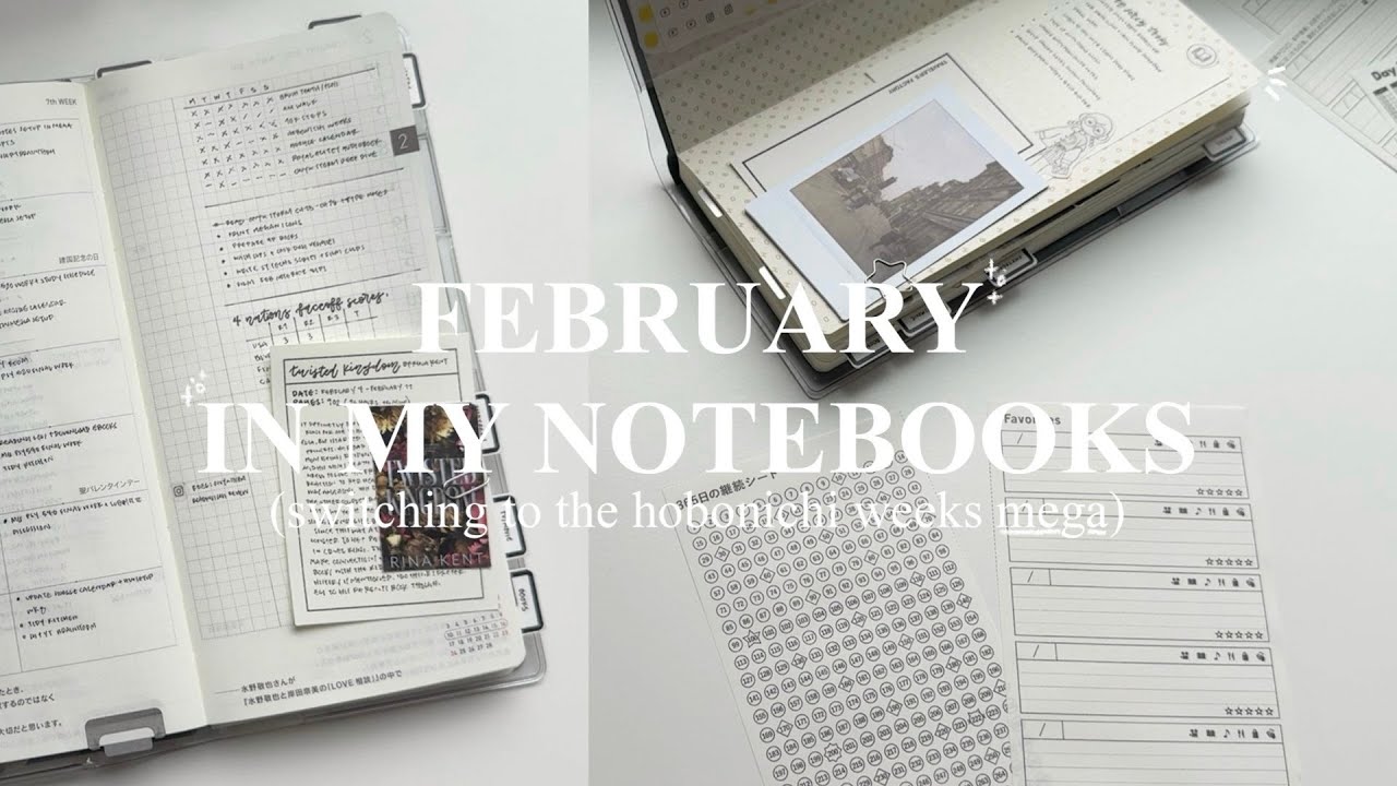 february in my notebooks | switching to a hobonichi weeks mega
