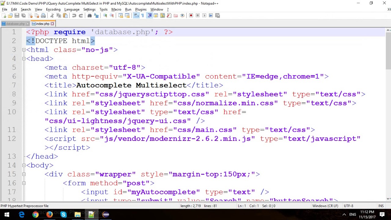 JQuery AutoComplete MultiSelect in CodeIgniter Framework