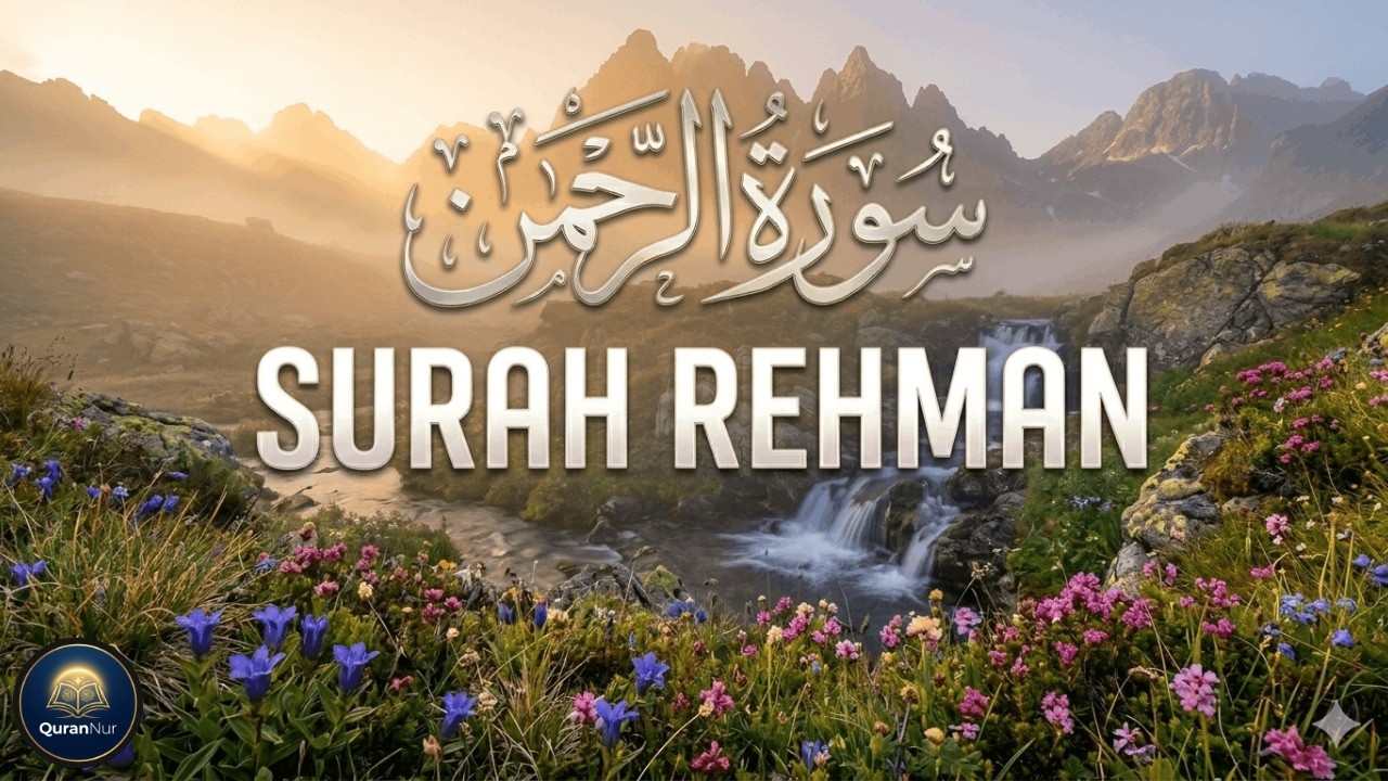Morning Recitation – Surah Rehman 🌅 | سورة الرحمن | Rahman Suresi