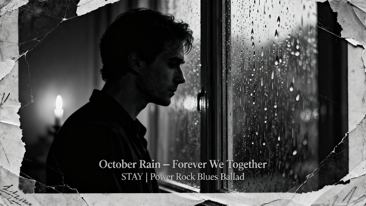 🌧️🎸❤️October Rain – Forever We Together STAY | Power Rock Blues Ballad 🌙🎤
