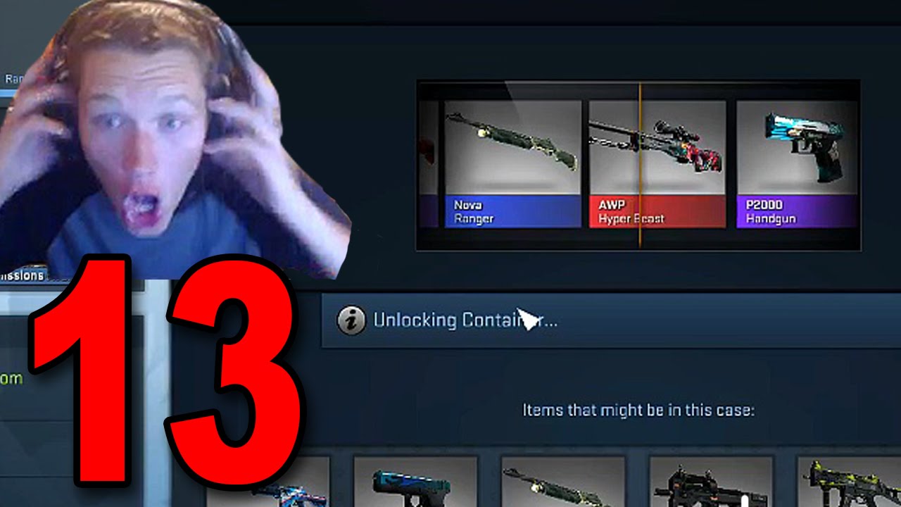 CS:GO Case Opening - Part 13 - AWP HYPER BEAST! (CounterStrike: Global Offensive)