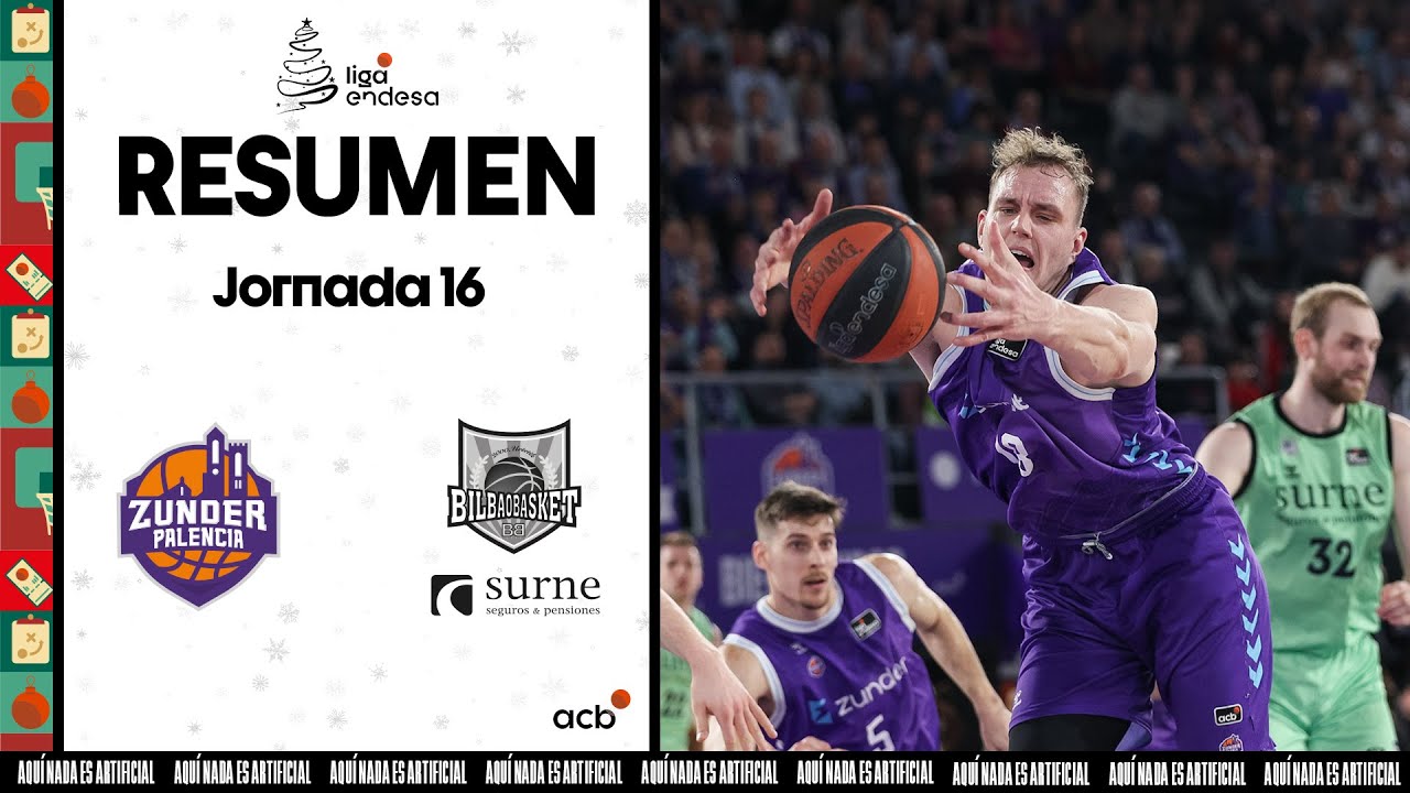 Zunder Palencia - Surne Bilbao Basket (78-72) RESUMEN | Liga Endesa 2023-24