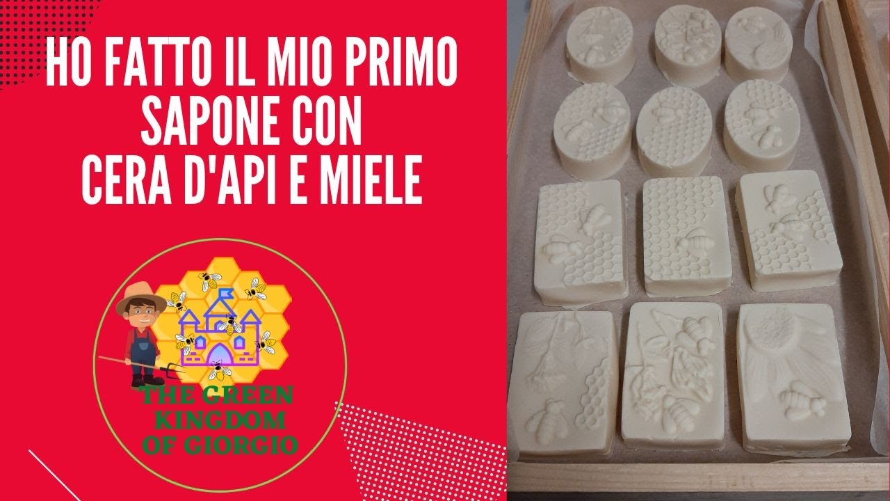 ho fatto il mio primo sapone con cera d'api e miele Sapone 2022