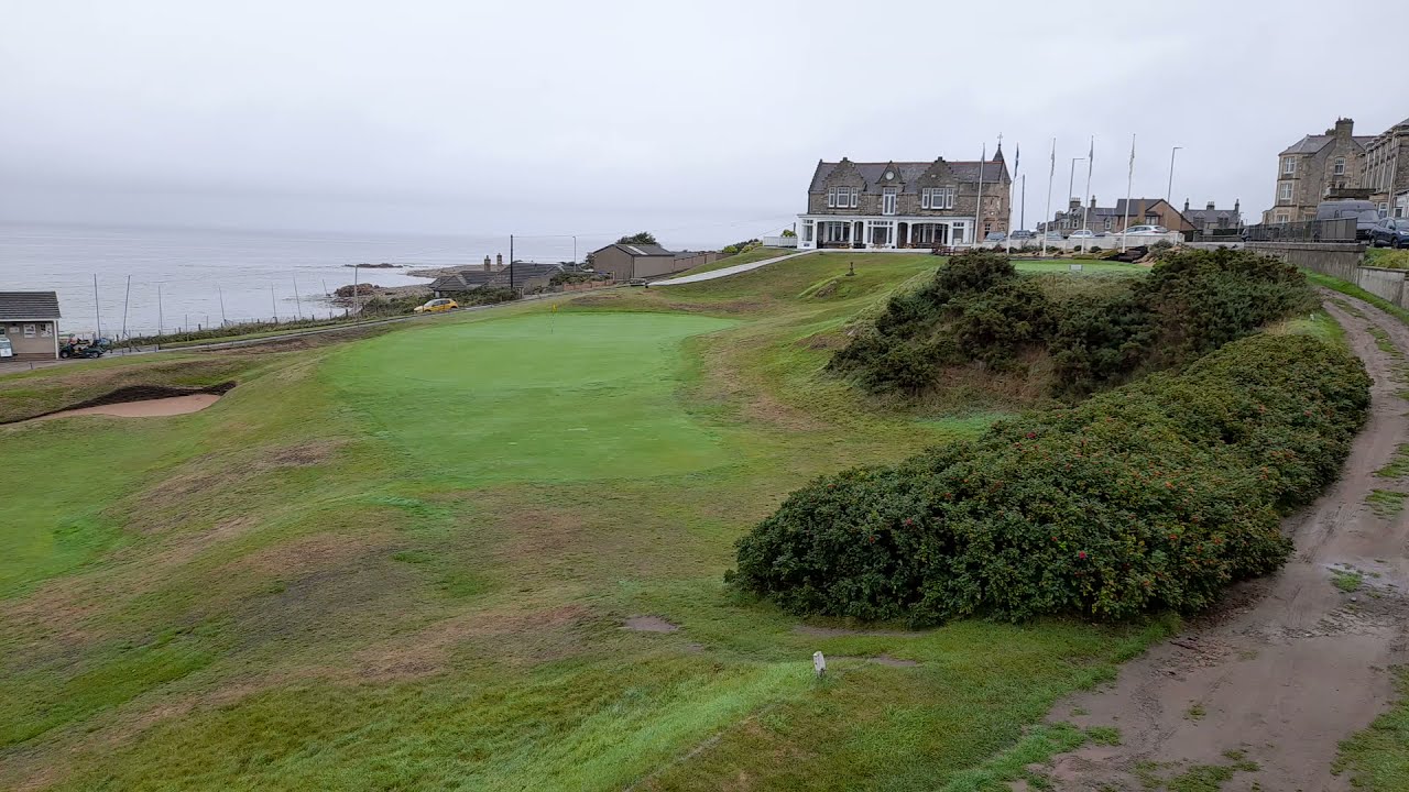 Moray Golf Club Lossiemouth Scotland Poseidons Inn Hotel Room With a View !