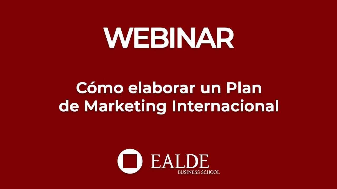 Cómo elaborar un Plan de Marketing Internacional