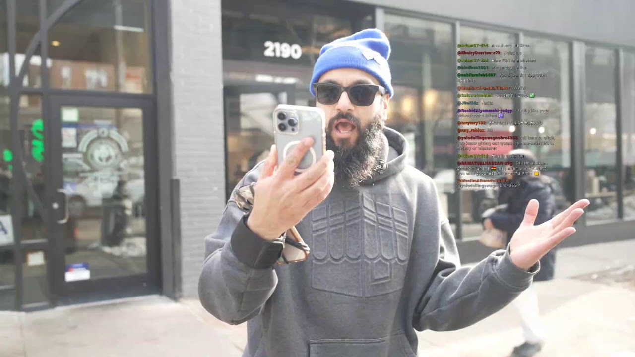 MUSLIM TALKING TO STRANGERS IN THE BRONX LIVE