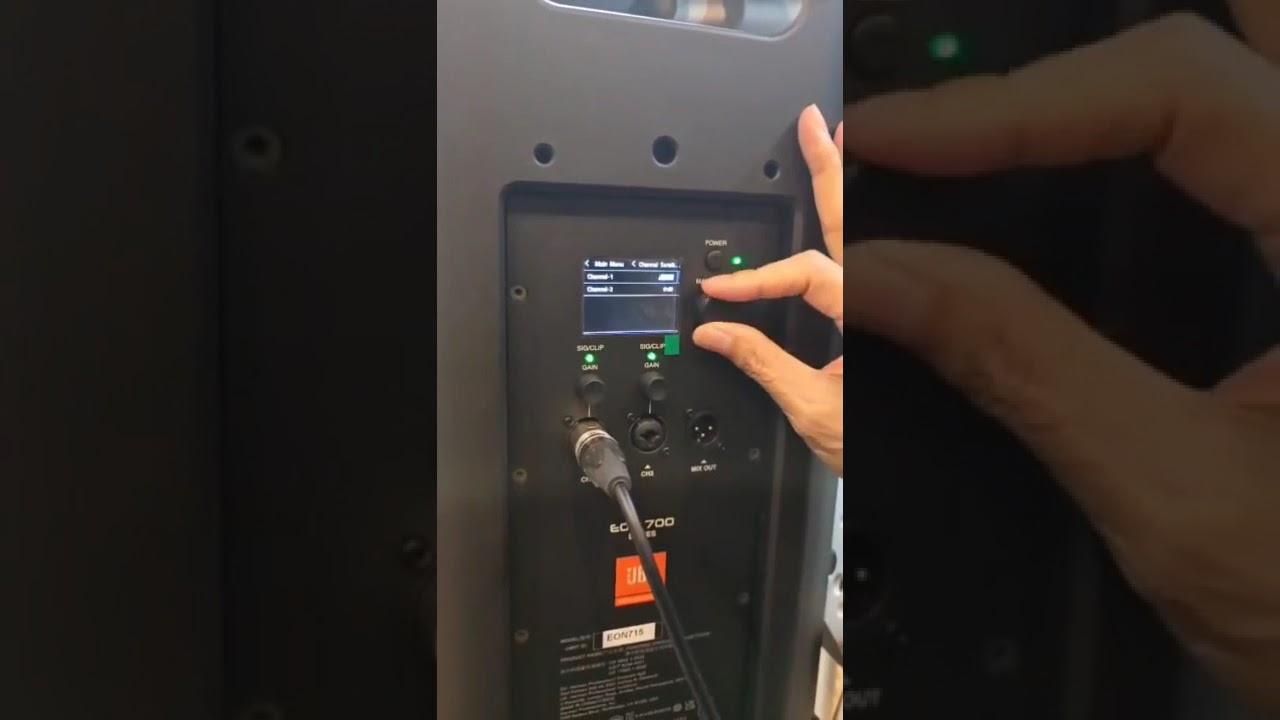 JBL EON715 EON712 사용법...에릭스피커제공.링스프로오디오