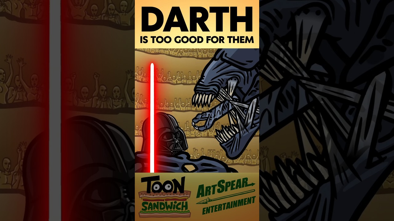 Darth Vader vs Everyone - TOON SANDWICH #funny #crossover #starwars #battle #animation #darthvader
