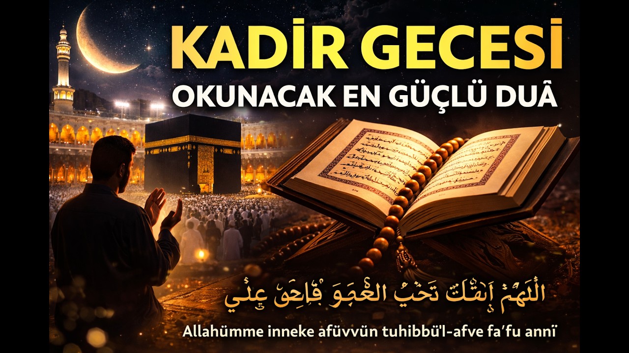 Kadir Gecesi Okunacak En Güçlü Dua | Peygamber Efendimizin Öğrettiği Dua