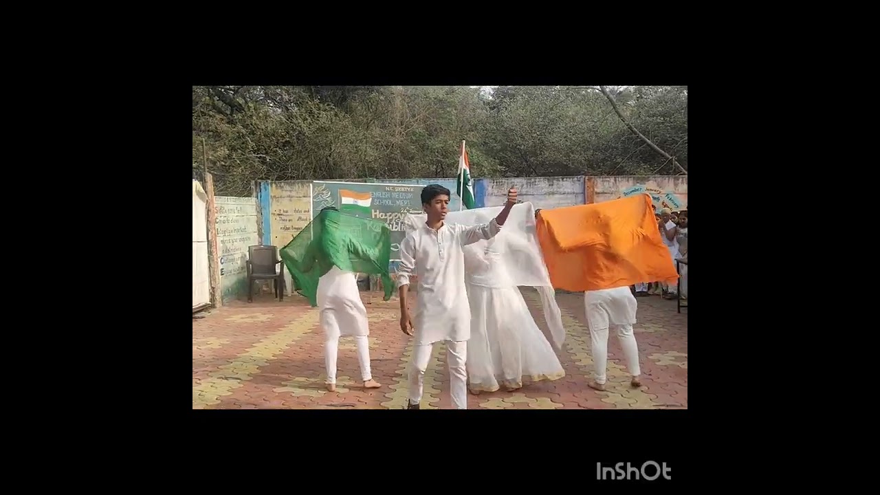 77th Republic day Celebration/English Medium school Meri/
