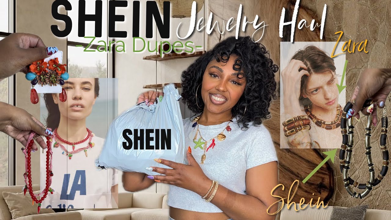 SHEIN Accessories Haul | Zara Dupe Jewelry