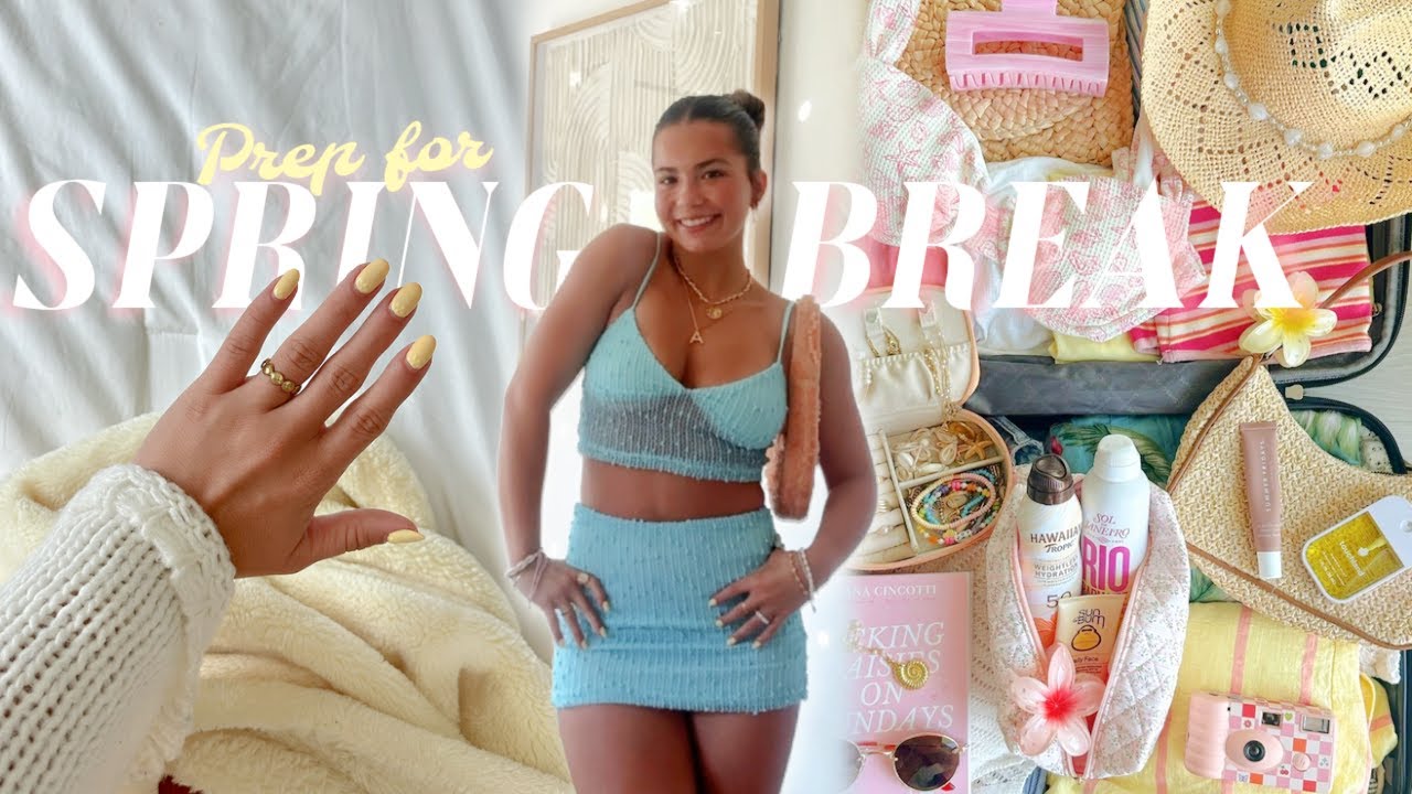 PREP FOR SPRING BREAK || Choatic mess: shopping, nails, everything shower, etc!!