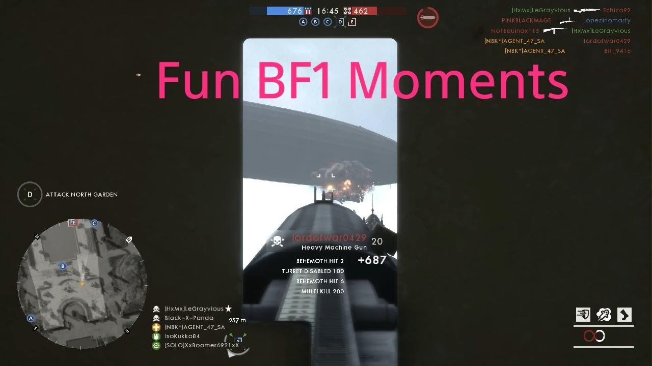 Battlefield 1 Conquest Ballroom Blitz 37-6