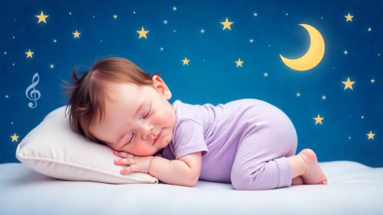 Relax Instantly 🌙 Mozart & Brahms Lullabies 🎵 Gentle Baby Sleep Music for Peaceful Nights
