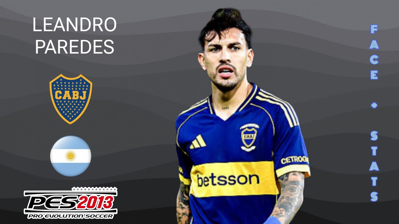 COMO CREAR A LEANDRO PAREDES EN PES 2013 / CREATED TO LEANDRO PAREDES IN PES 2013