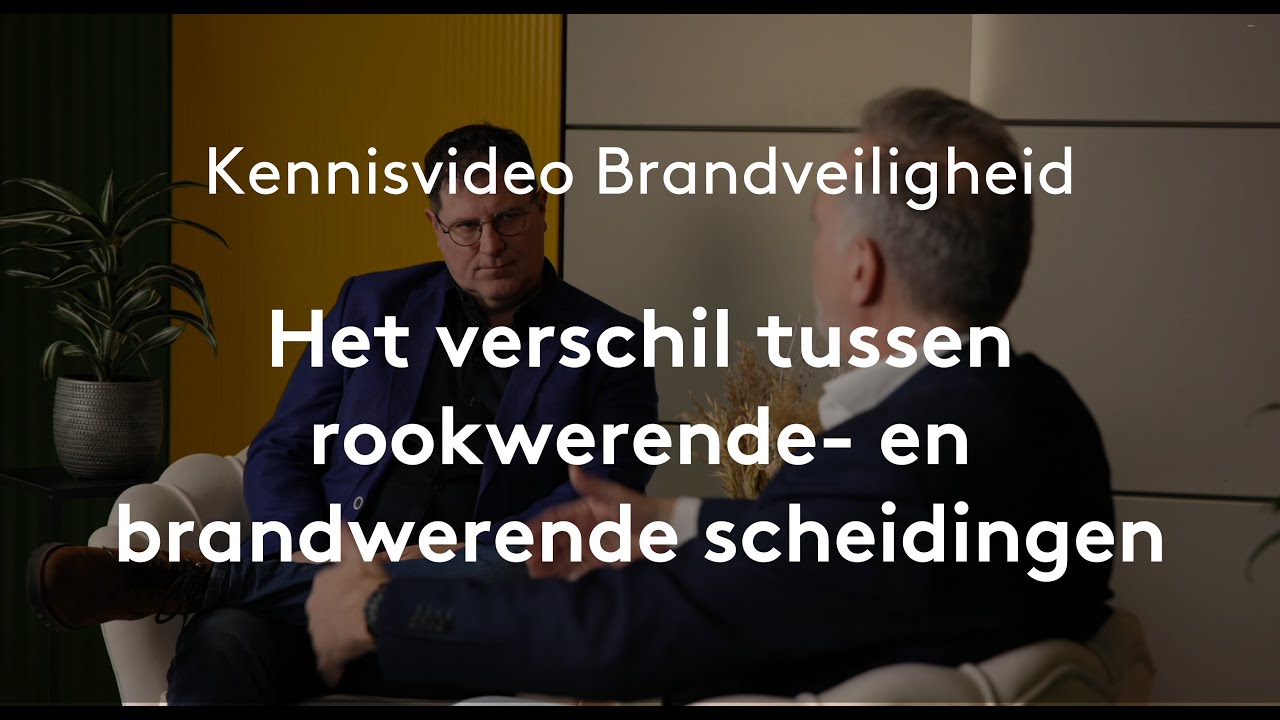 Het verschil tussen rookwerende- en brandwerende scheidingen
