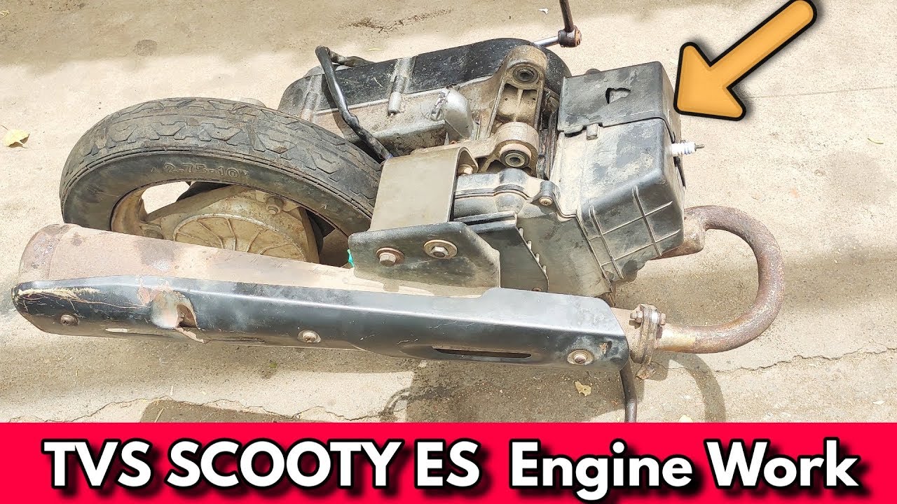 TVS SCOOTY ES Half  Engine work in Tamil / Rockfort Motor Works