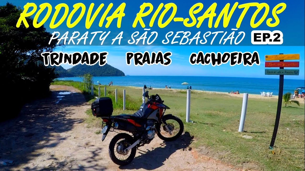 RODOVIA RIO-SANTOS de MOTO - Paraty a São Sebastião - T2/EP2