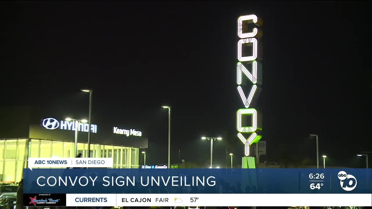 New Convoy District sign unveiled