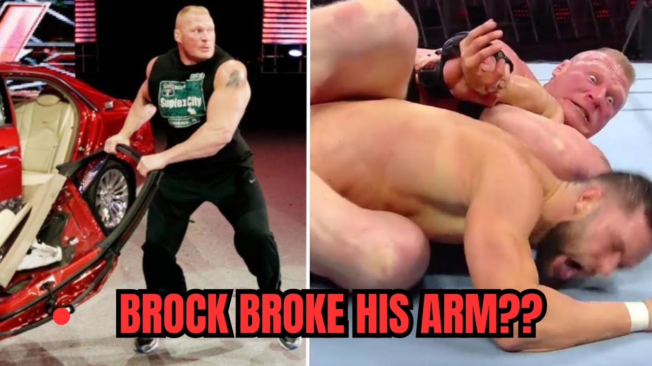 Действительно ли Брок Леснар сломал руку Трипл Эйчу на ринге WWE?