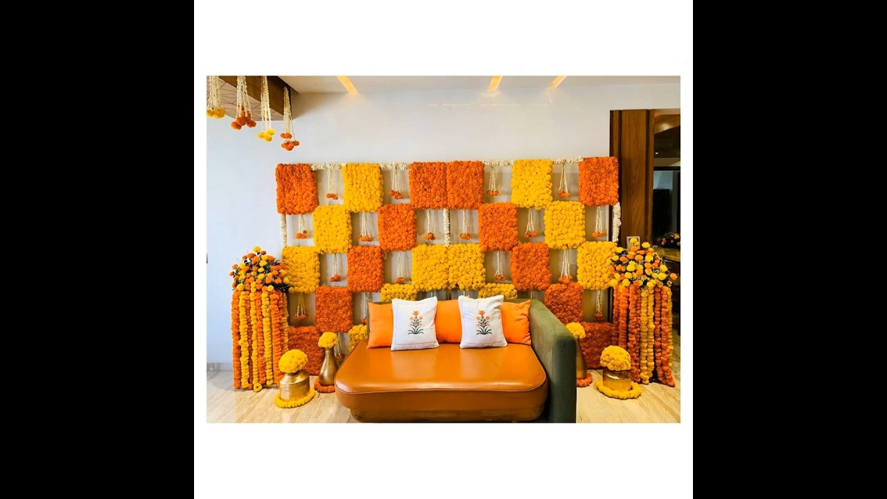 marigold flower decoration ideas ☺️💡 for memorable moments
