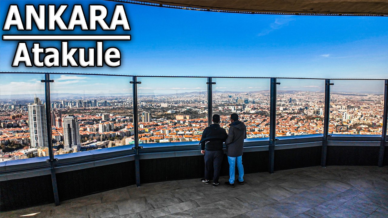 ANKARA Atakule Y&uuml;r&uuml;y&uuml;ş Turu | Explore the Capital's Phenomenal Tower in 4K