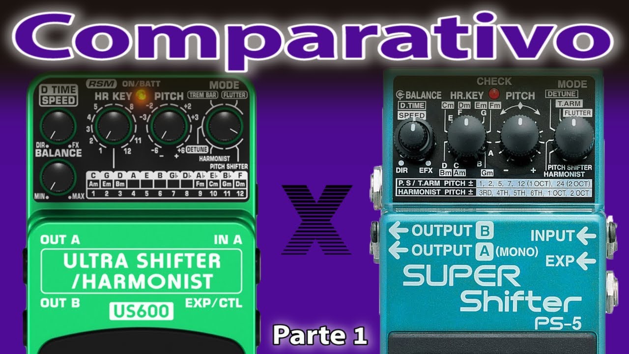 Comparativo Behringer US600 x PS5 Boss (parte 1)
