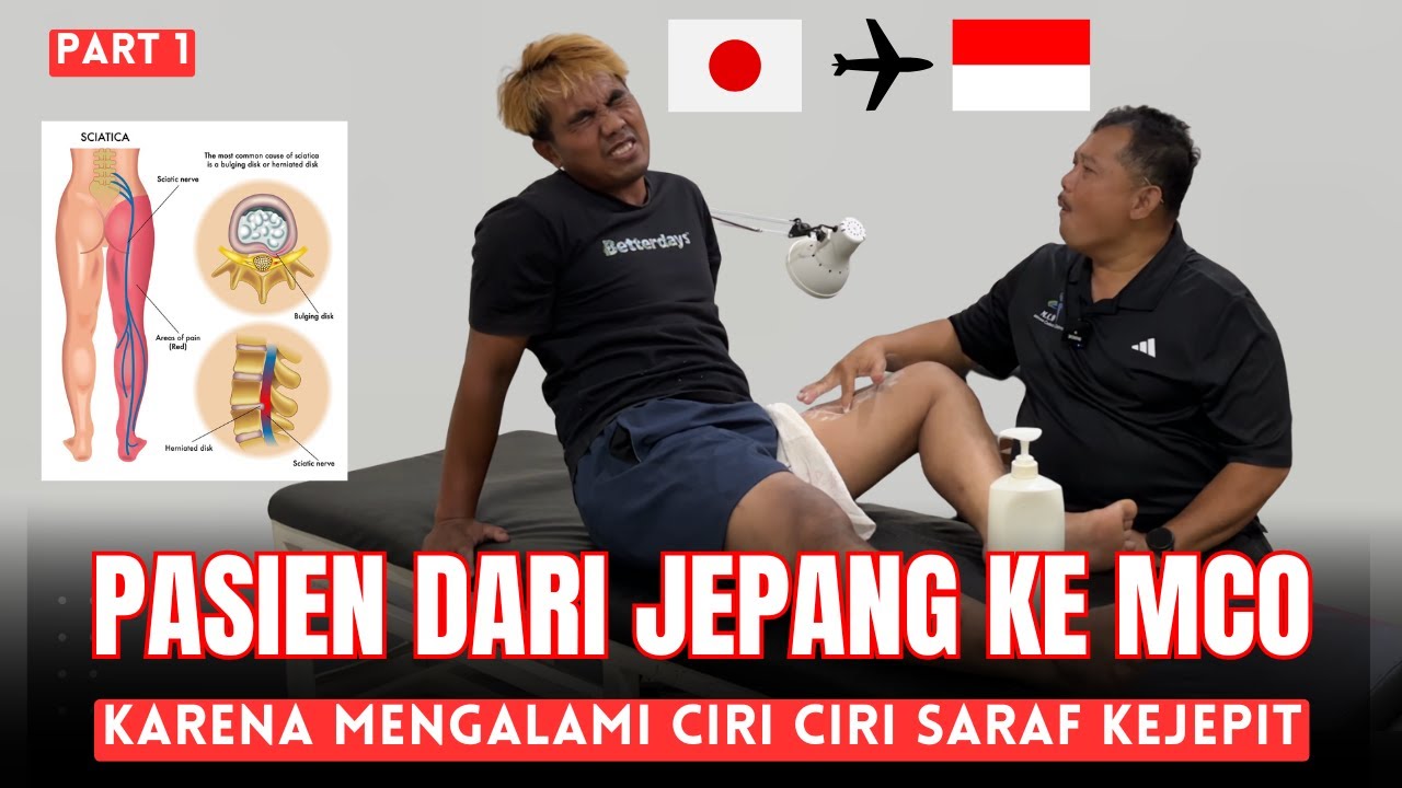 MCO ARIF - PASIEN DARI JEPANG KE MCO KARENA MENGALAMI CIRI CIRI SARAF KEJEPIT