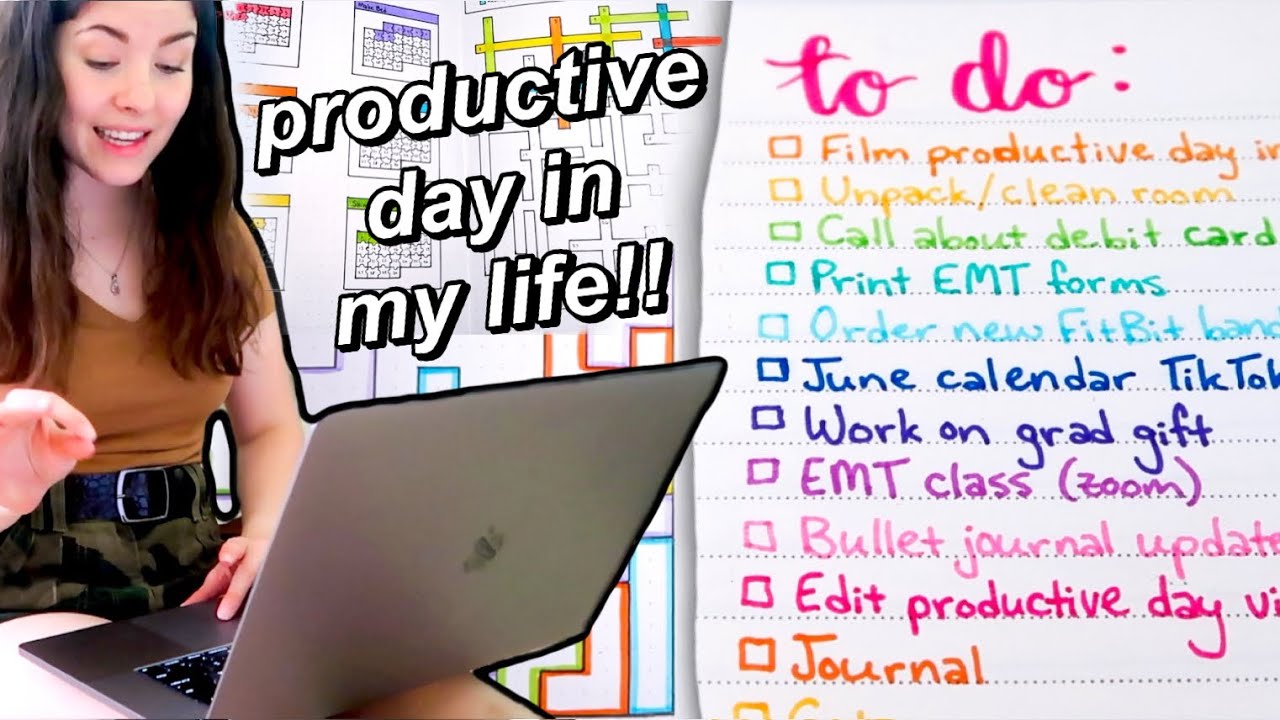 productive day in my life!! | bullet journaling, cleaning my room, and more!