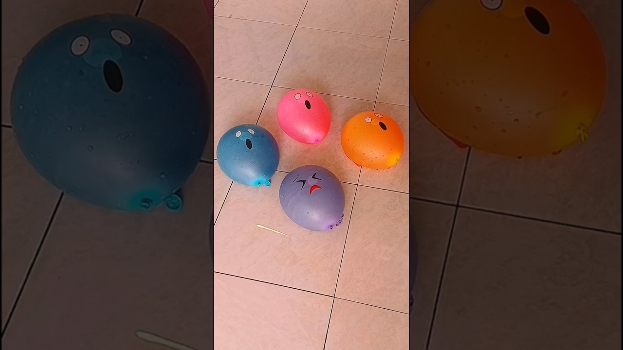 4 original cute dancing character balloons #poppballons #funny