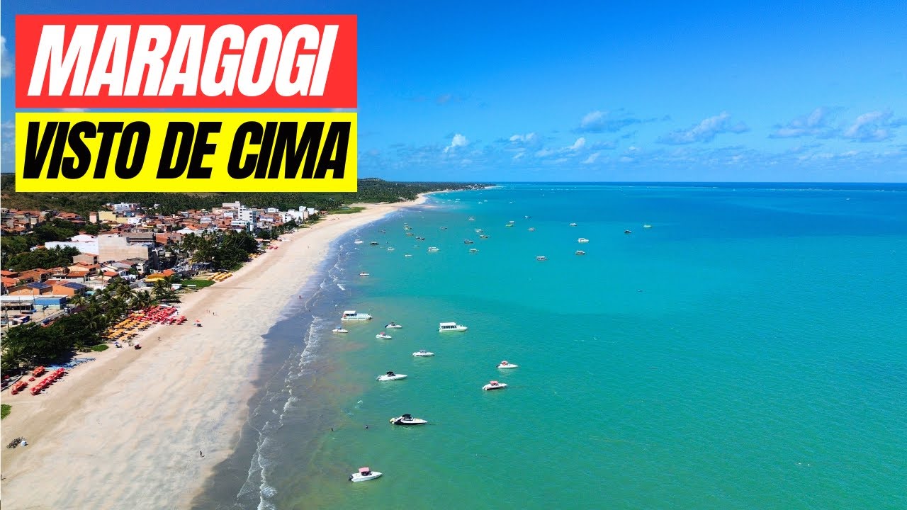 MARAGOGI VISTO DE CIMA 🏝️#viagem #nordeste #alagoas #maragogi #drone