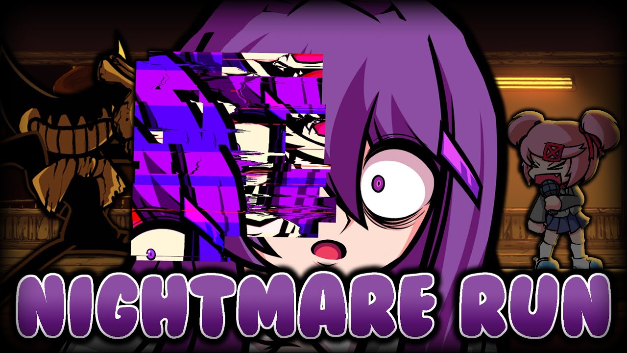 FNF Nightmare Run But The Doki's Sing It || Covers of Christmas Day 8